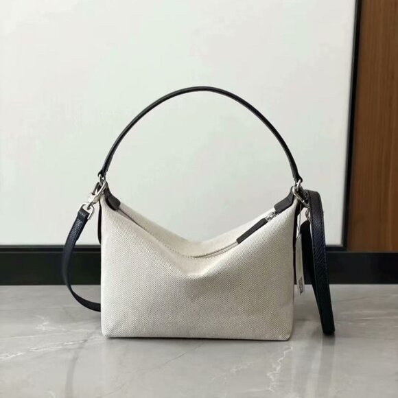 Longqi classic canvas bag under the armpit - Picture 2 of 7